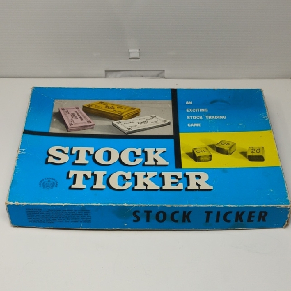 Stock Ticker Board Game - Blue Edition